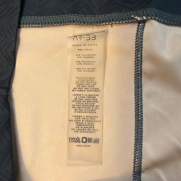 AR-33 alpha high waisted grey and purple ombré legging 3X - Picture 8 of 13